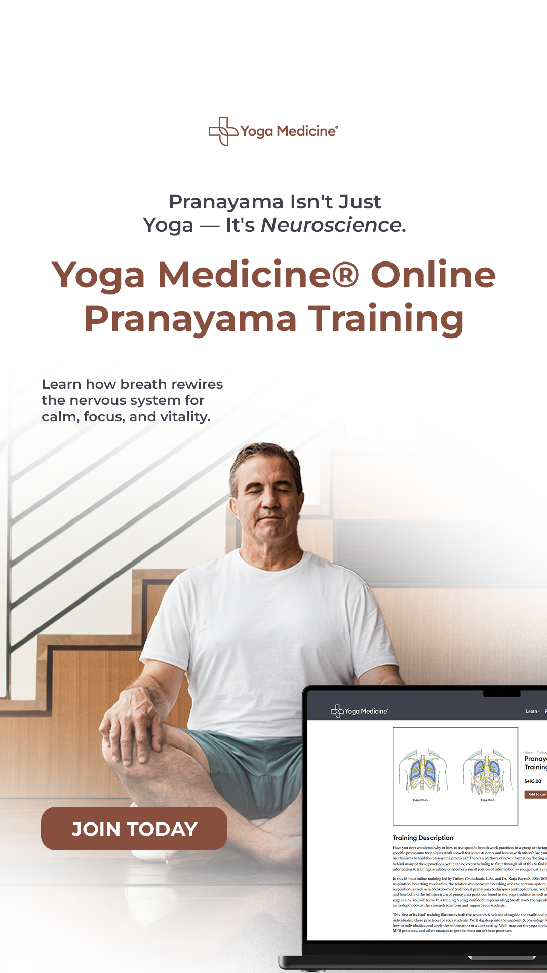 Yoga Medicine by Tiffany Cruikshank Facebook ad
