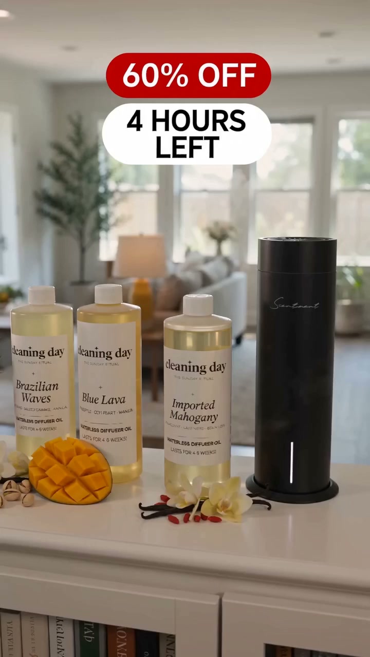 Melodiecleanaddict4life Facebook ad: Works In The Diffuser You Already Own