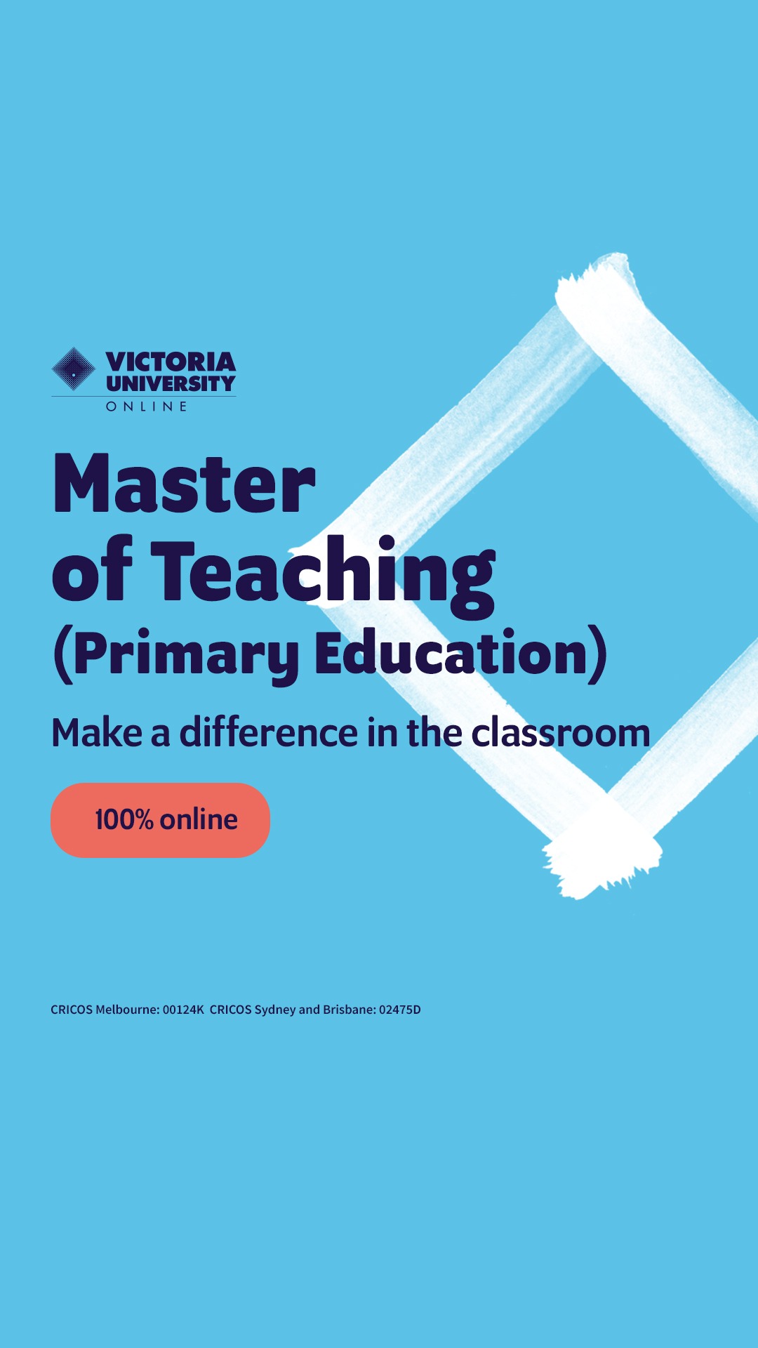 Victoria University Online Facebook ad