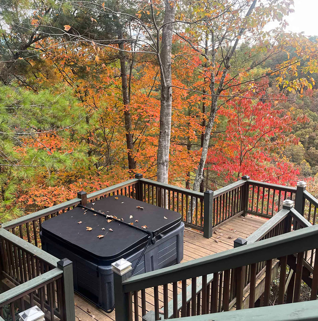Red River Gorge Cabin Rentals Facebook ad: Imagine spending a few days in a peaceful…