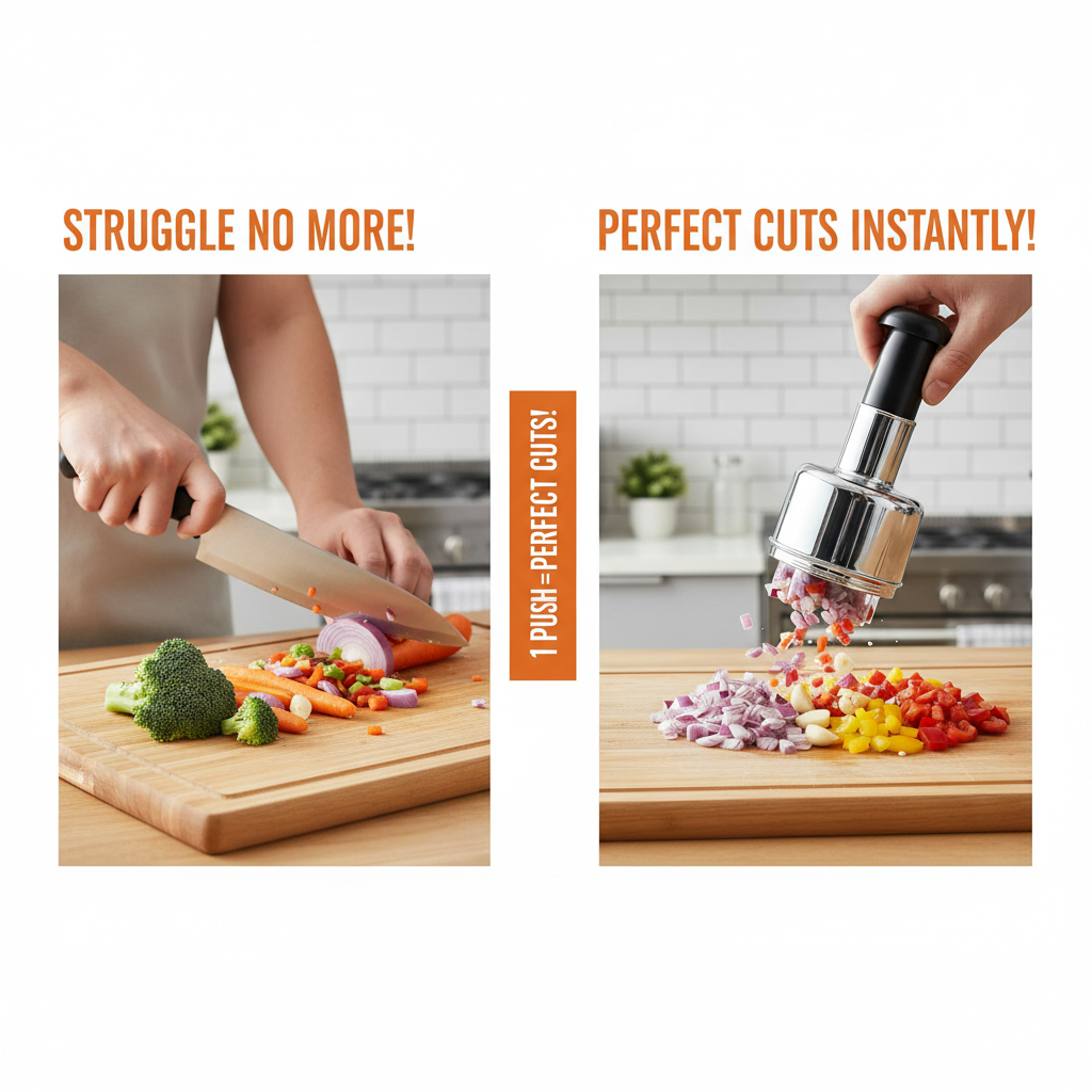 Nexa CartX Facebook ad: Tired of spending 30 minutes just chopping vegetables?