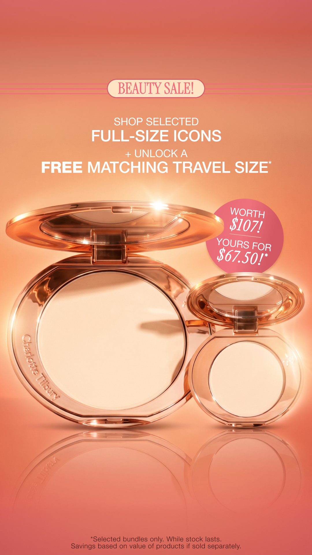 Charlotte Tilbury Facebook ad