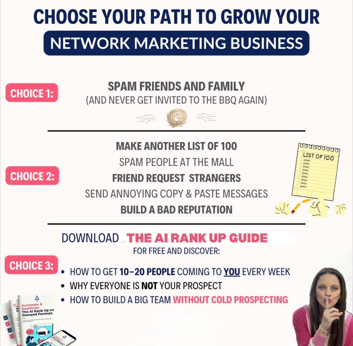 Stephanie Denise Kratochwill Facebook ad: Stop Chasing People-This Is Why It’s Not Working