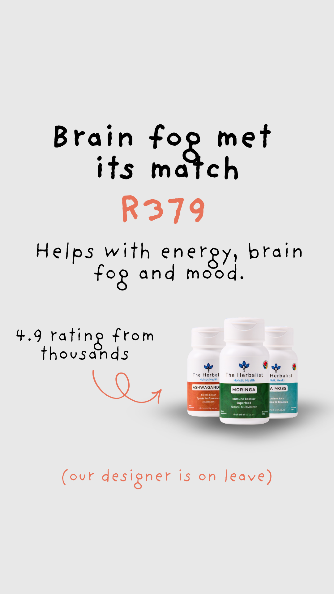 theherbalist.co.za Facebook ad
