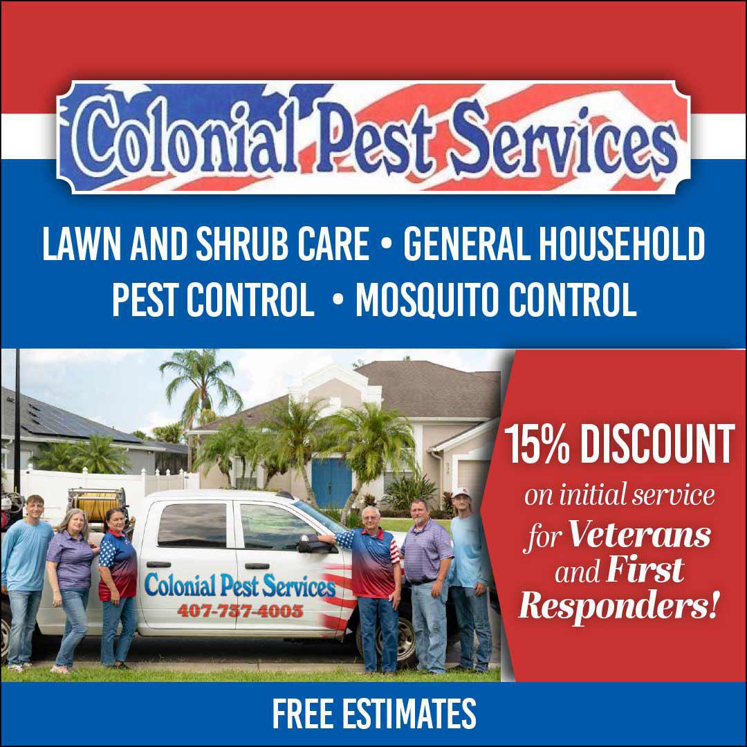 Colonial Pest Services Facebook ad