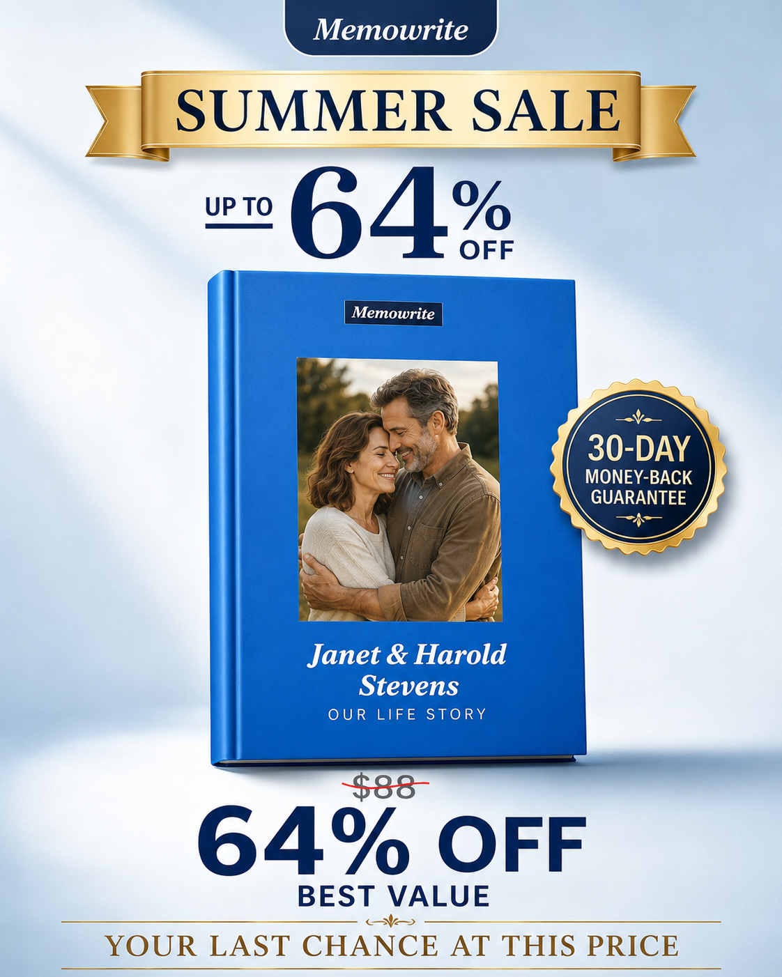 Memowrite Facebook ad
