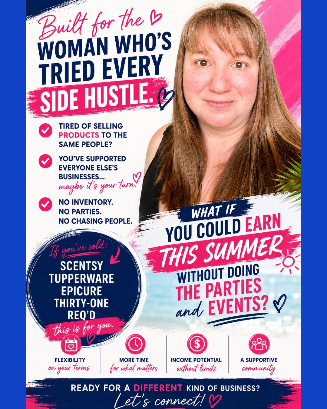 Simply Shondra Digital Co. Facebook ad: Build Online Without Chasing People