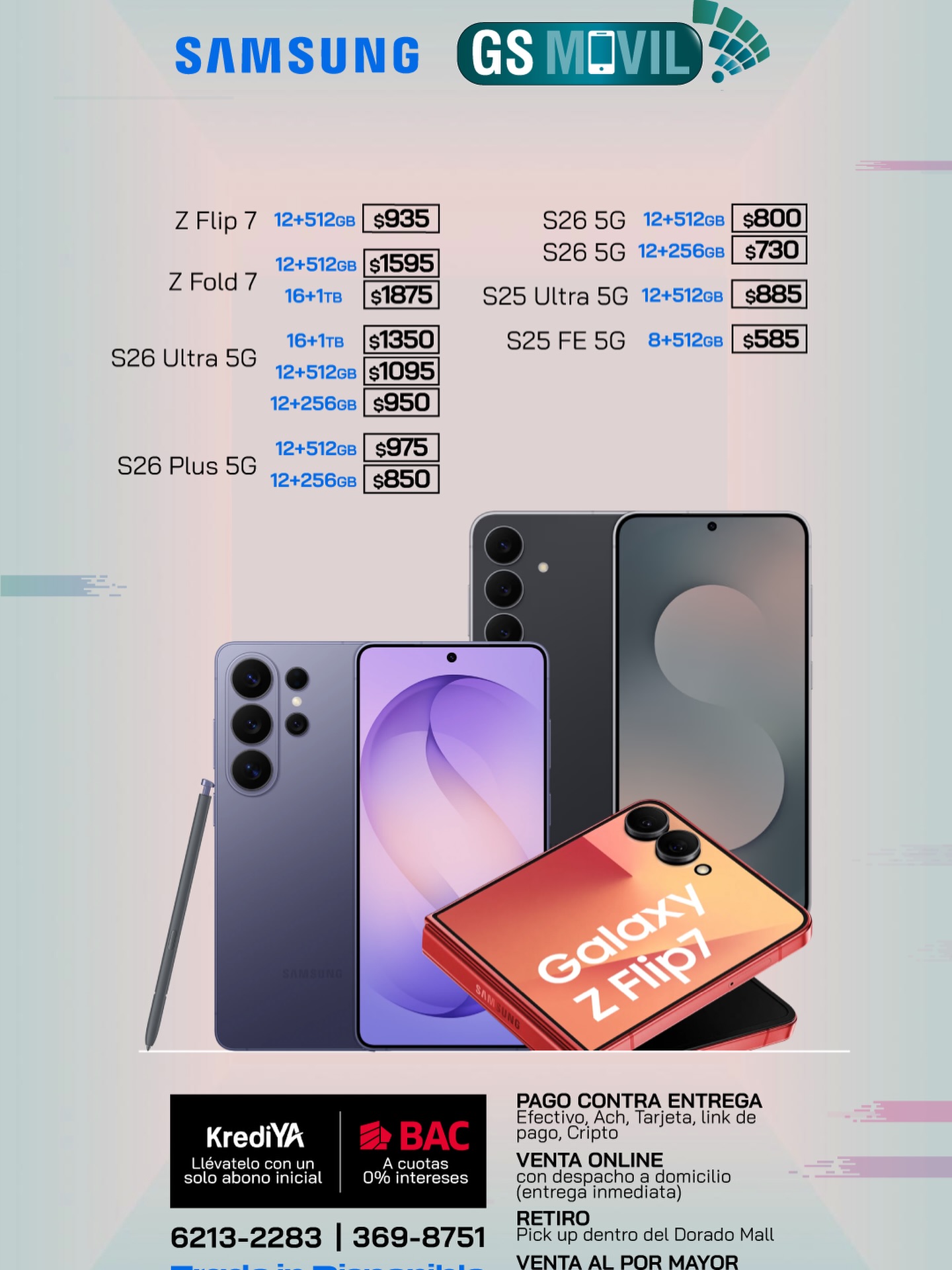 GSMovil Facebook ad: Precio actualizado del mes!