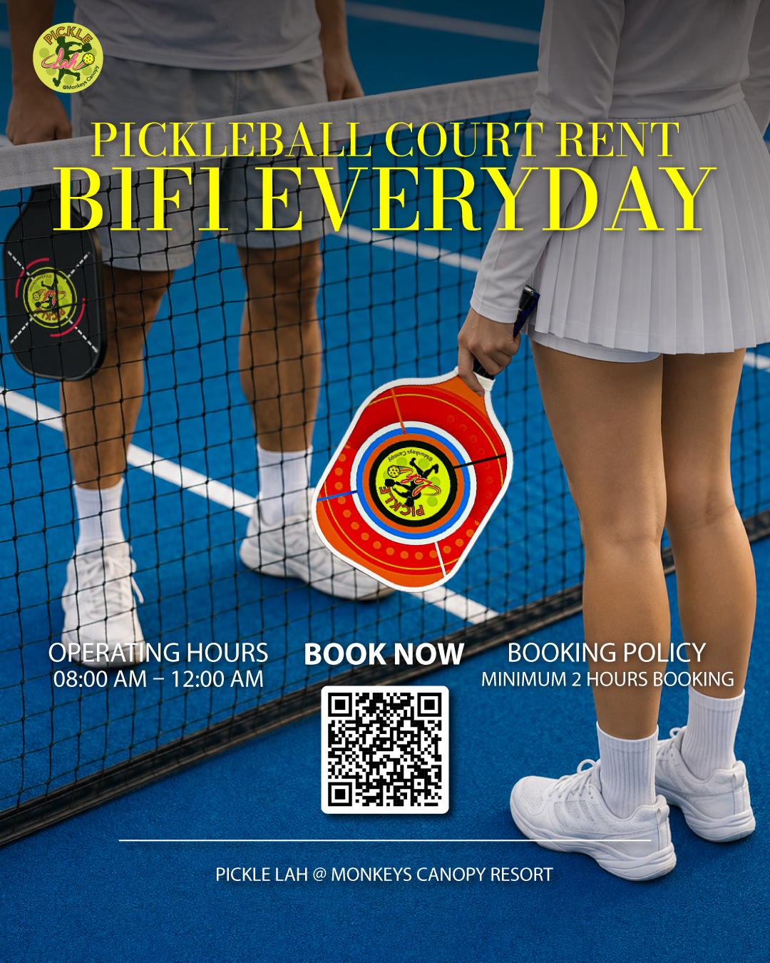 Picklelah Facebook ad: Game on! Your next match starts here.