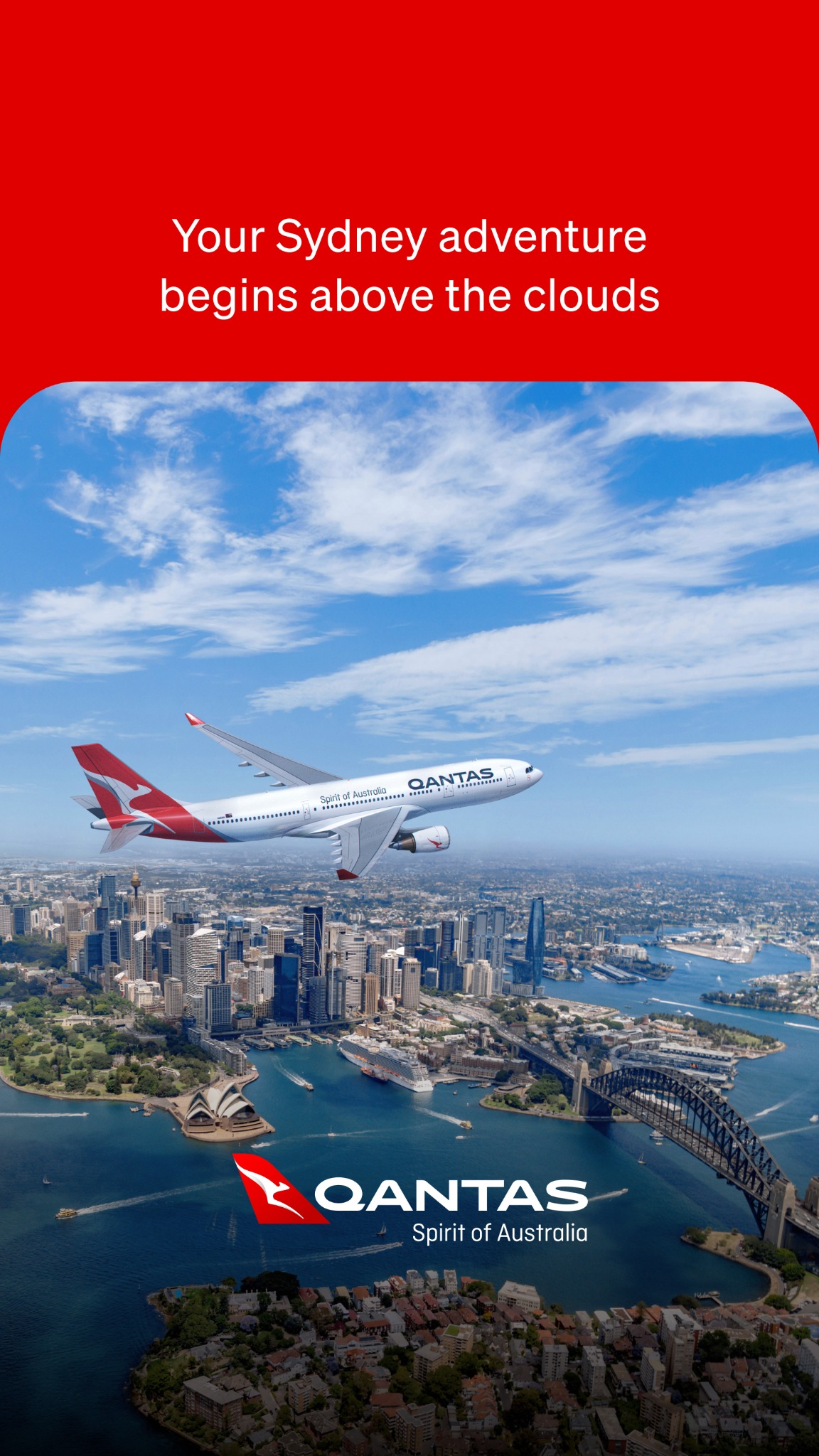 Qantas Facebook ad