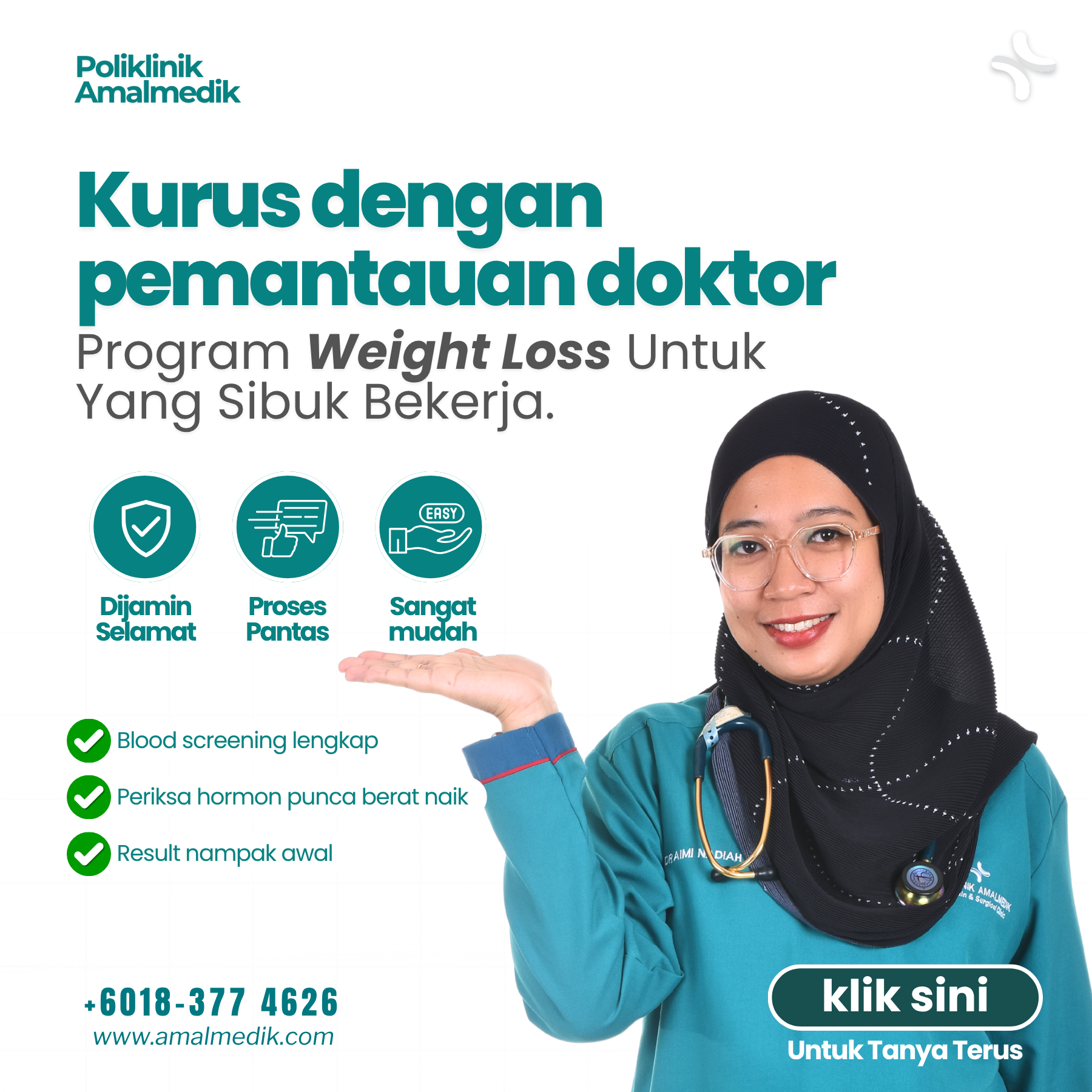 Poliklinik Amalmedik Sungai Buloh Facebook ad