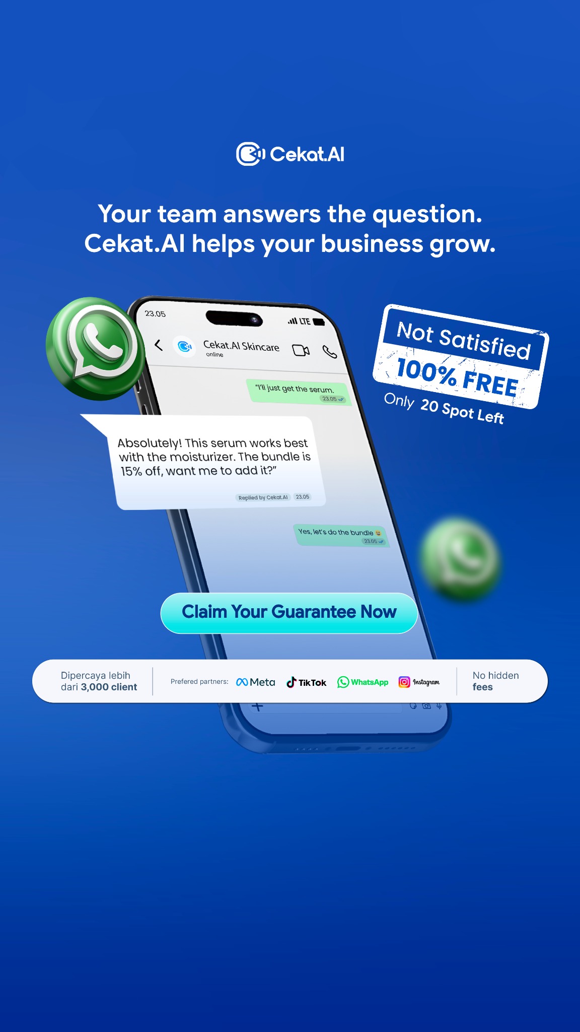 Cekat.AI Facebook ad: They Came for One Product…