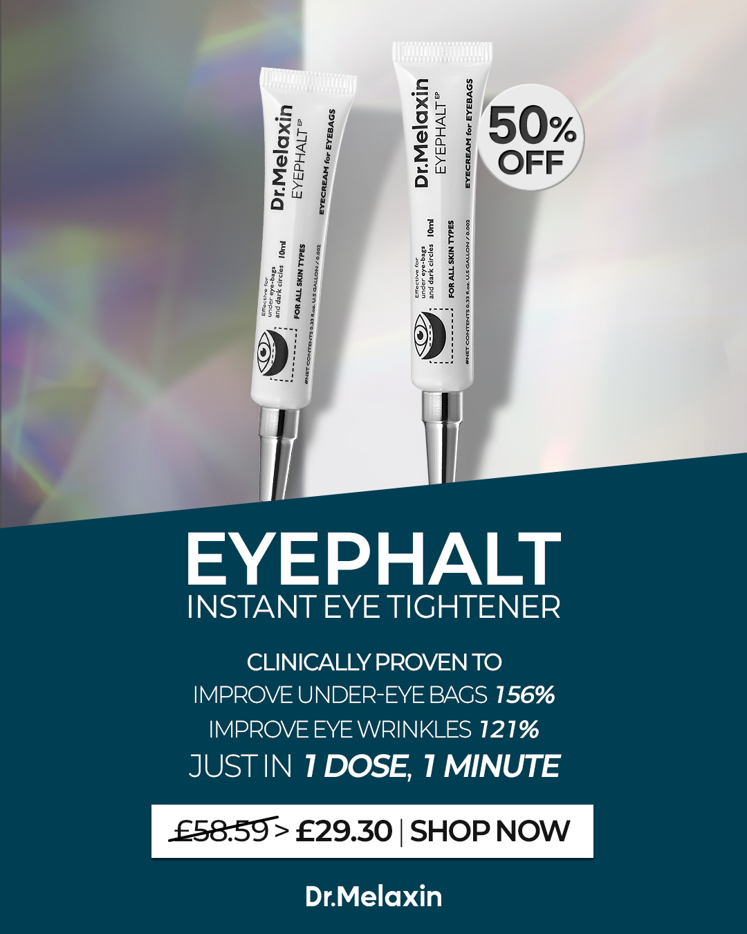 Dr.Melaxin UK Facebook ad