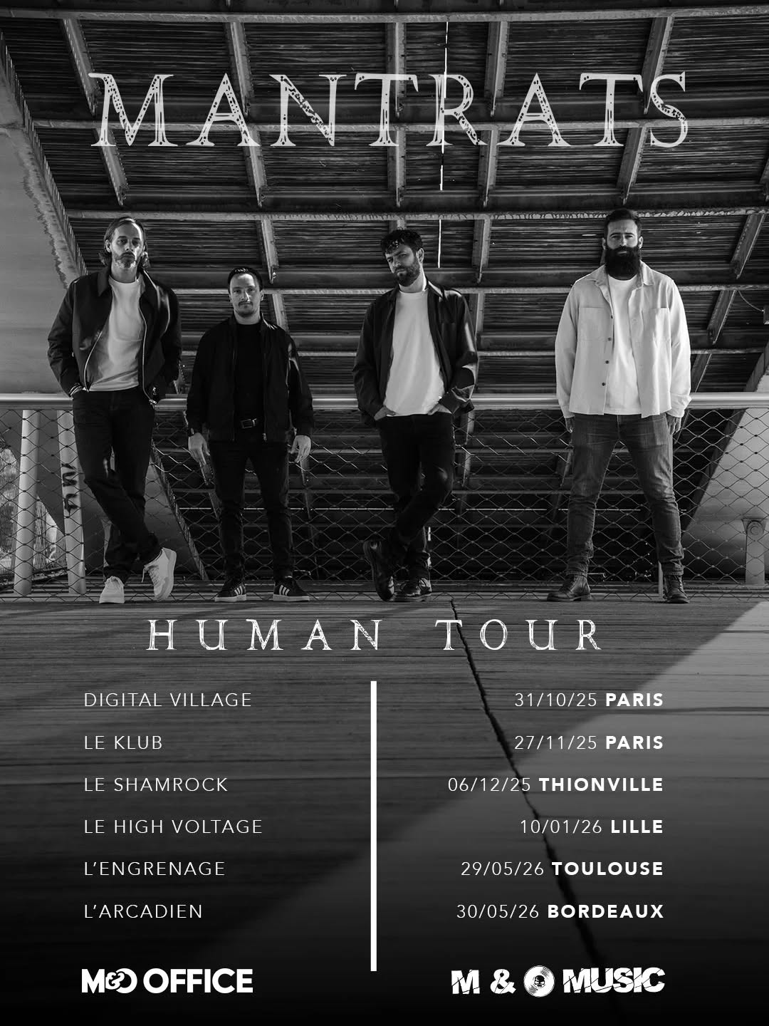 Mantrats Facebook ad: Human Tour 2025/2026