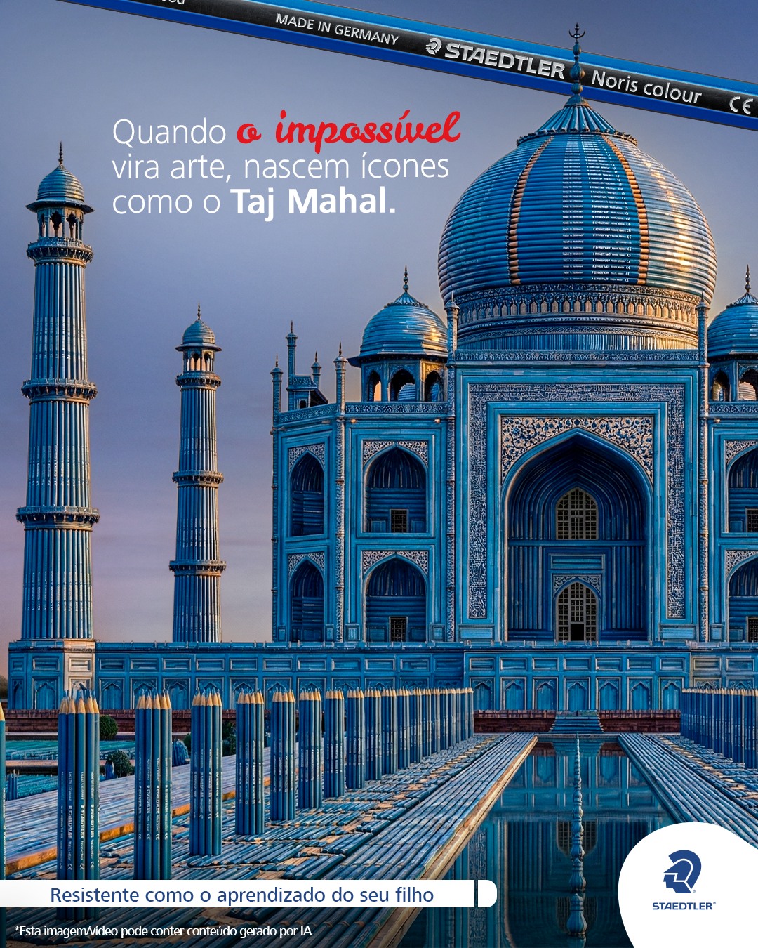STAEDTLER Facebook ad: Está nas nossas mãos! Lápis e lápis de cor - Made from…