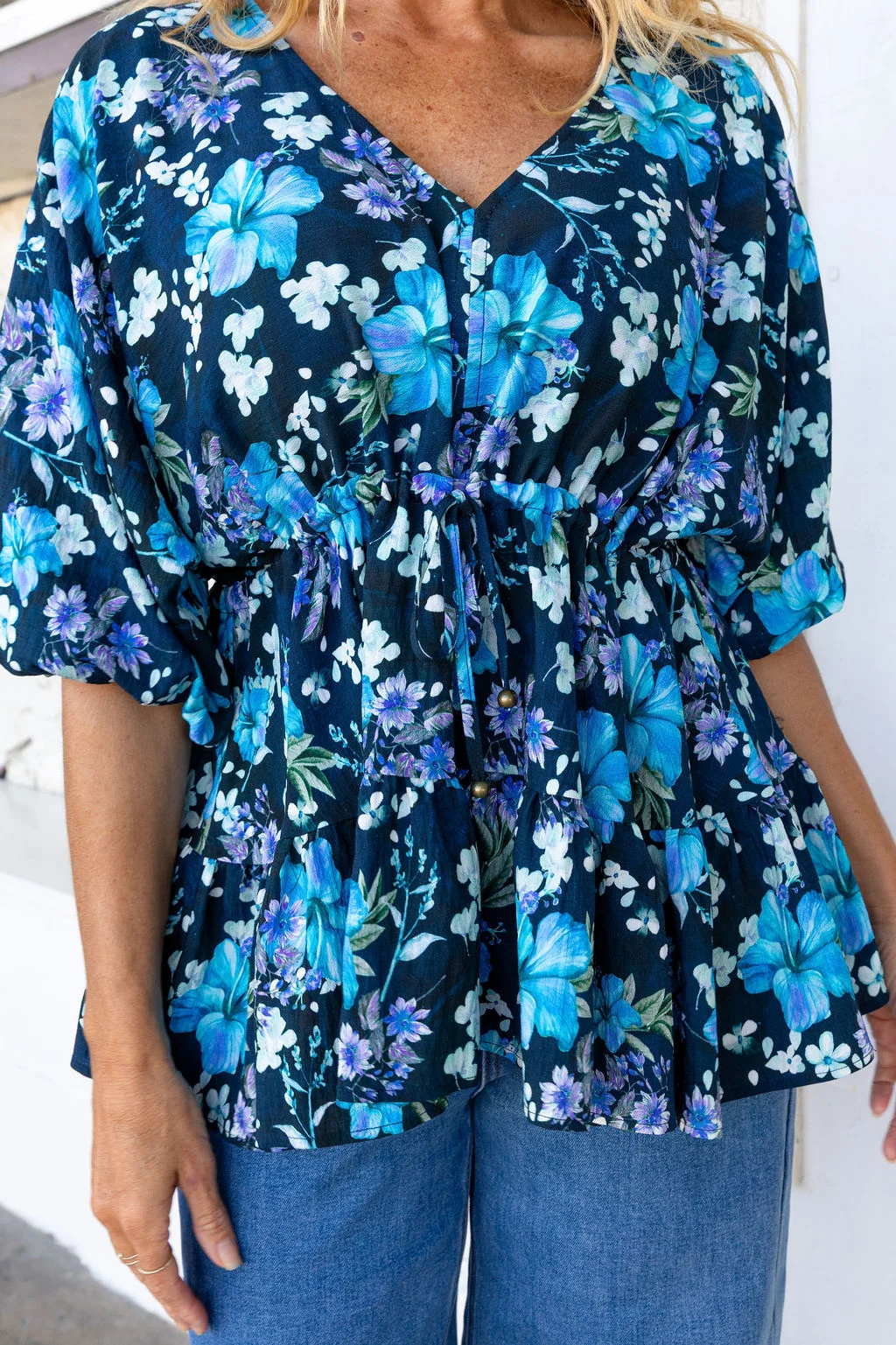 Proud Poppy Clothing Facebook ad: Indigo Blooms Has Arrived