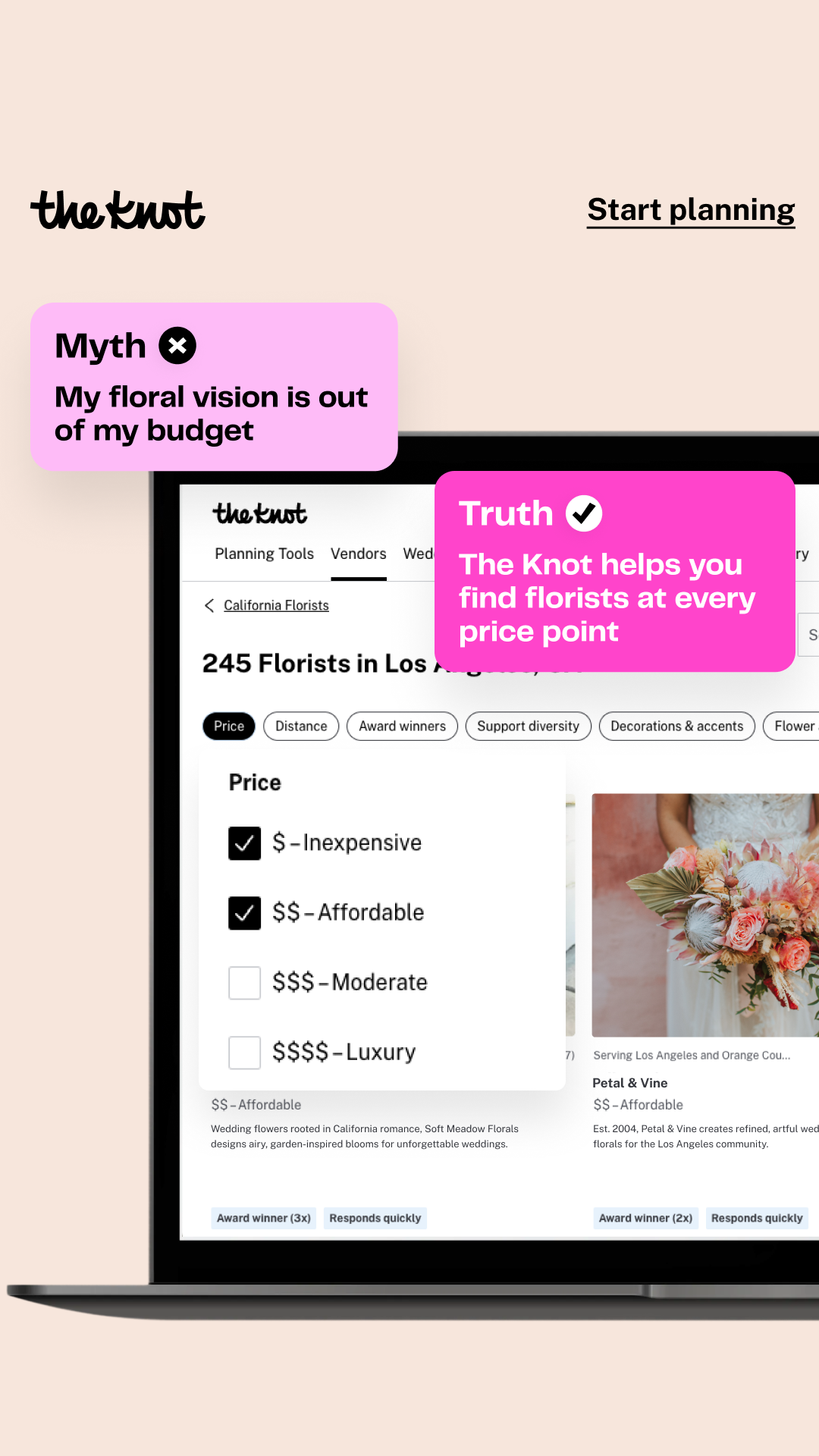 The Knot Facebook ad