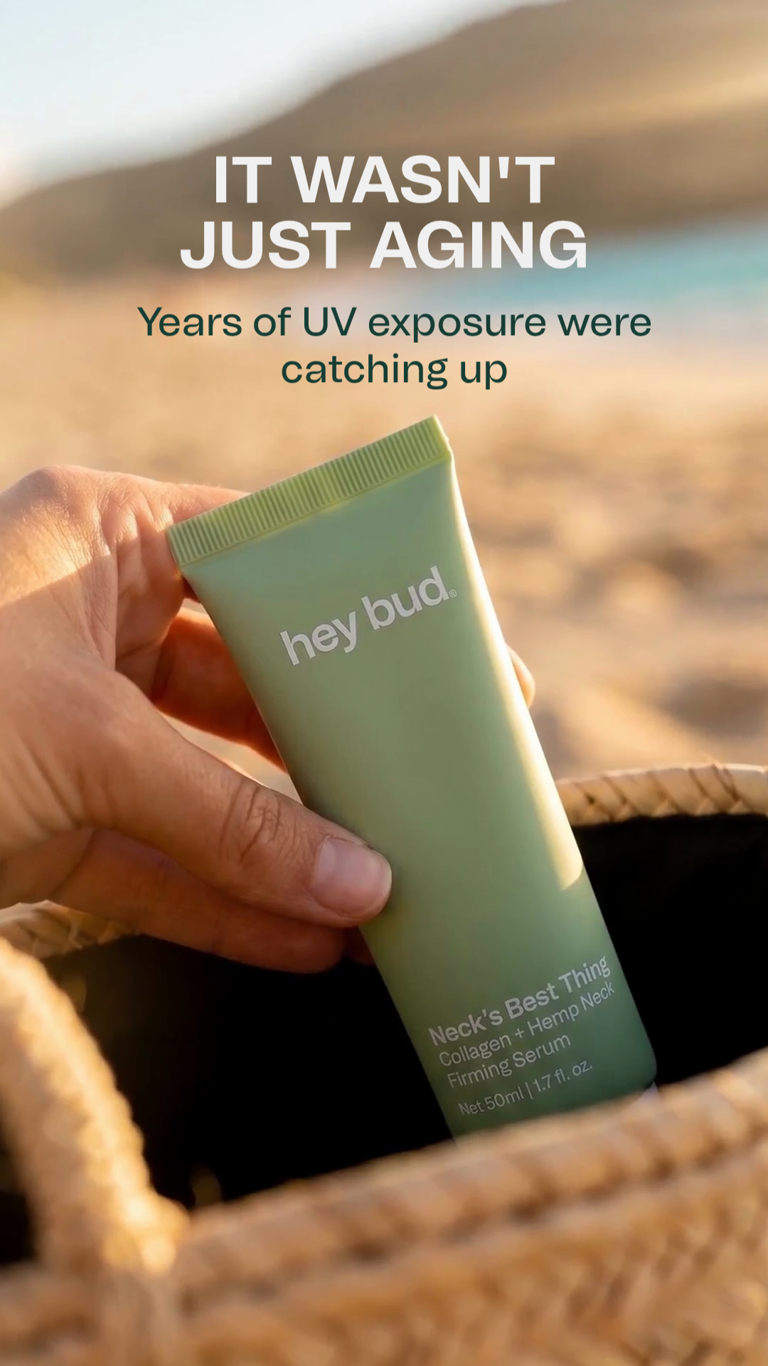 Hey Bud Skincare Facebook ad