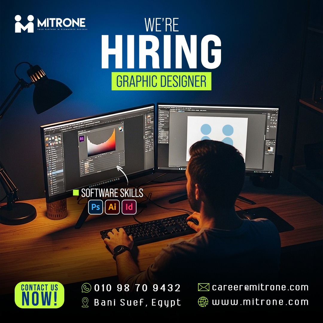 Mitrone - Digital Marketing Agency Facebook ad: We’re Hiring, Graphic Designer!