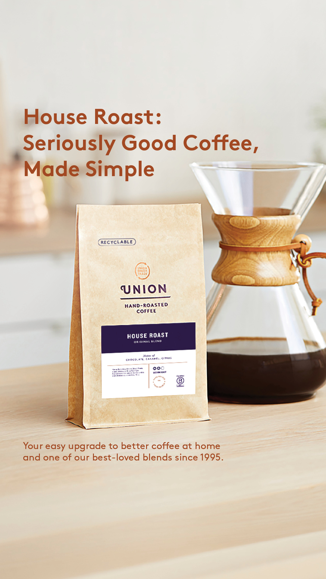 Union Hand-Roasted Coffee Facebook ad