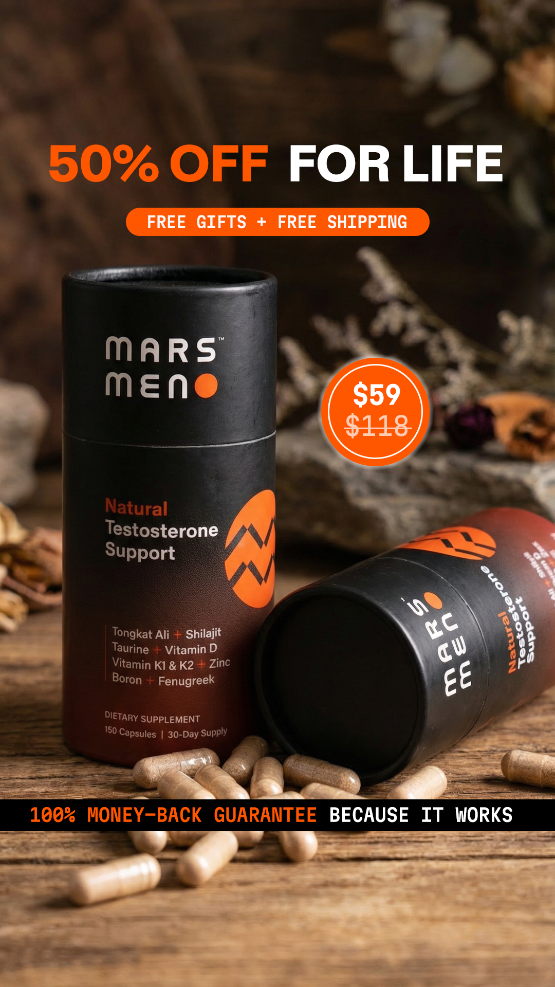 Mars Men Facebook ad