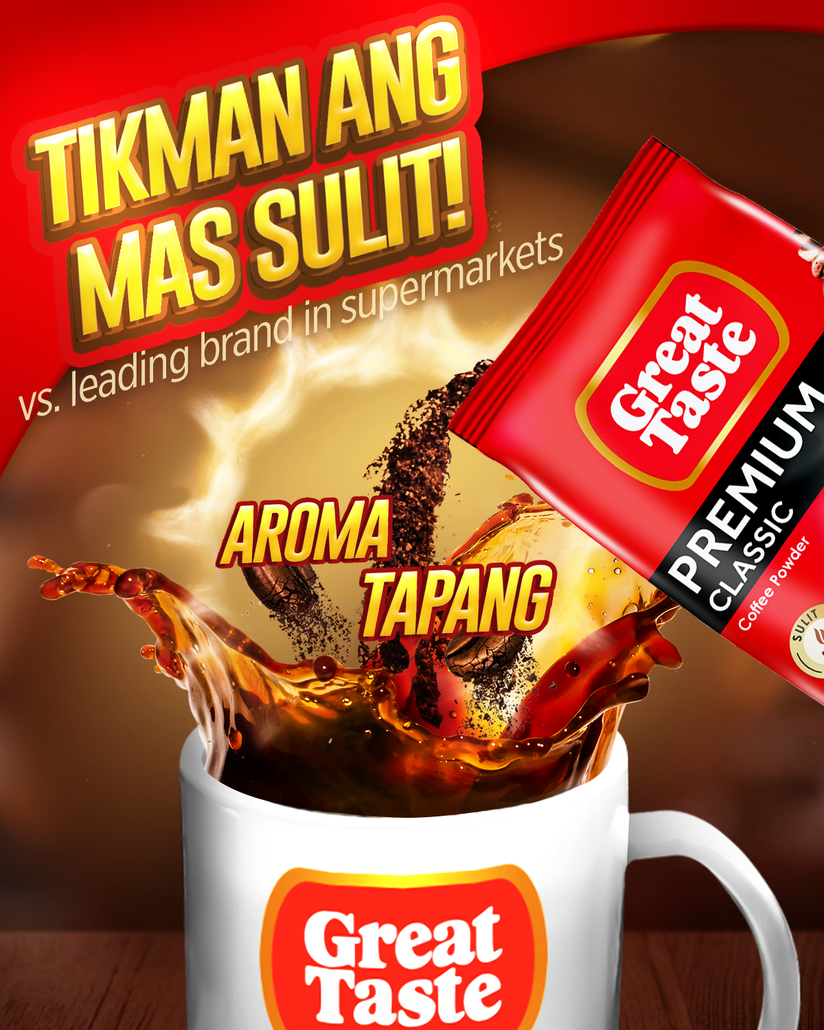 Great Taste Coffee Facebook ad