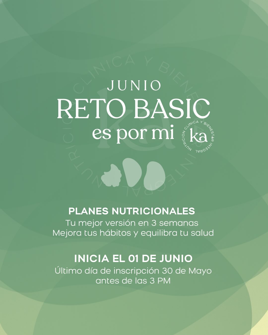 Kashu Health Facebook ad: Reto es por mi Junio