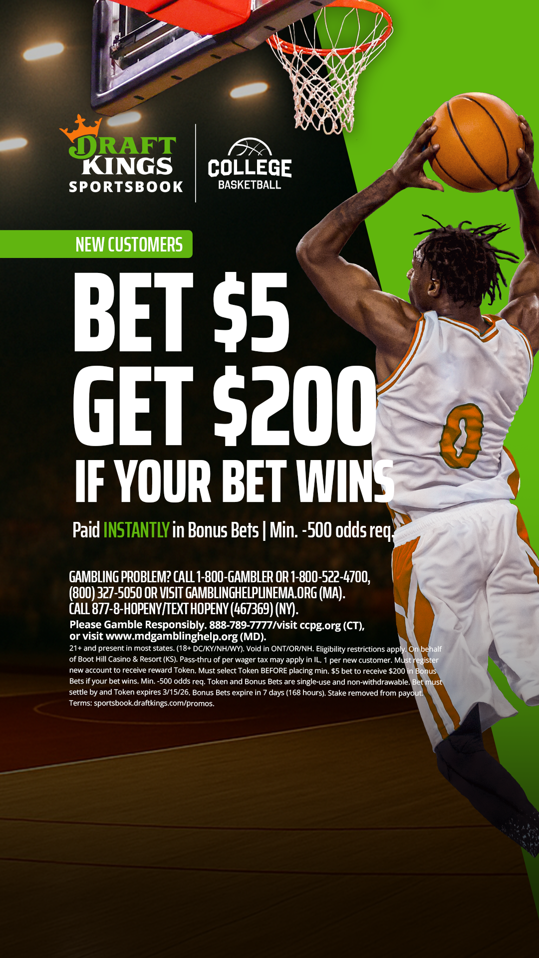 DraftKings Sportsbook Facebook ad