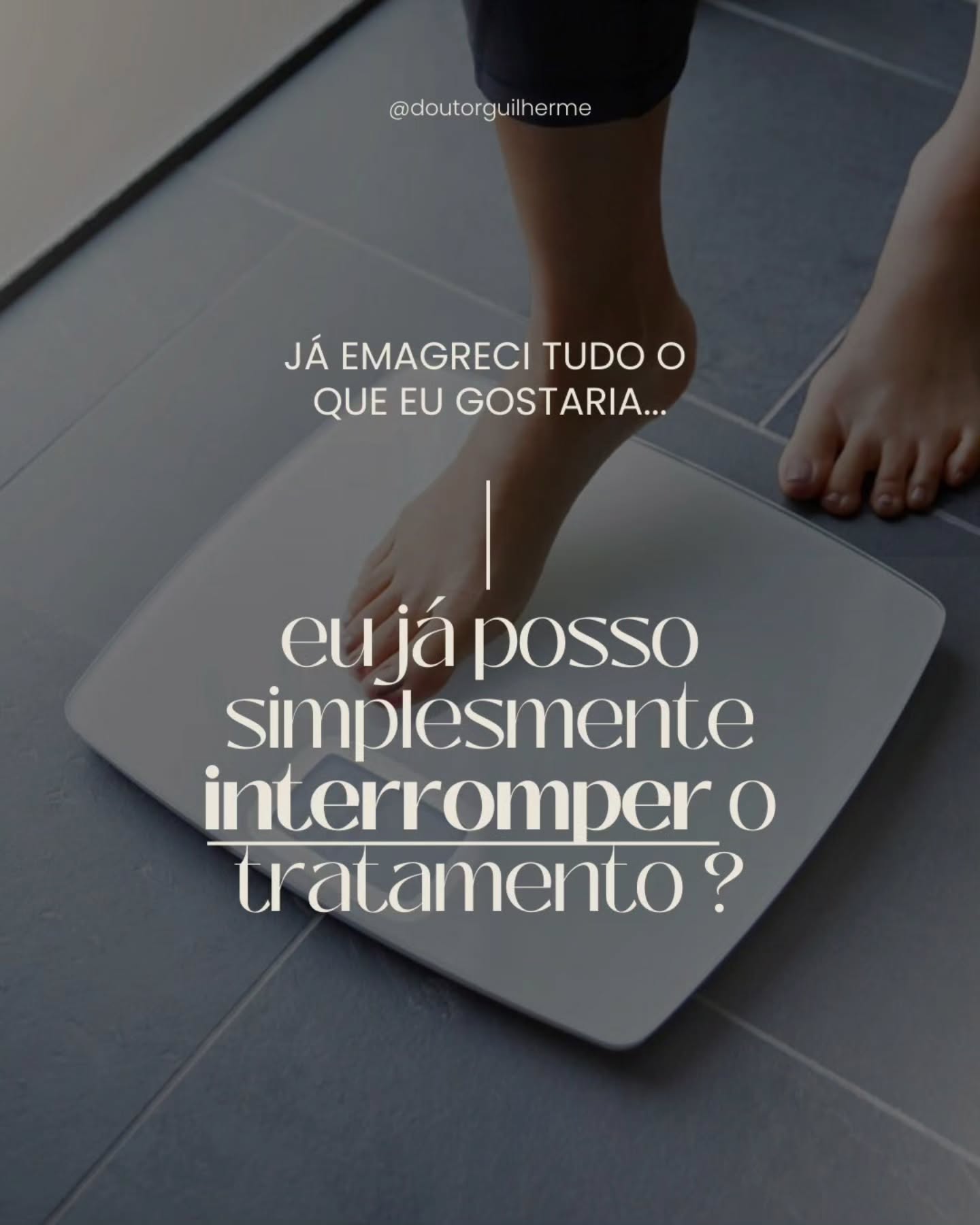 Guilherme Sally - Endocrinologia & Nutrologia Facebook ad: Muita gente acha que o tratamento acaba quando…