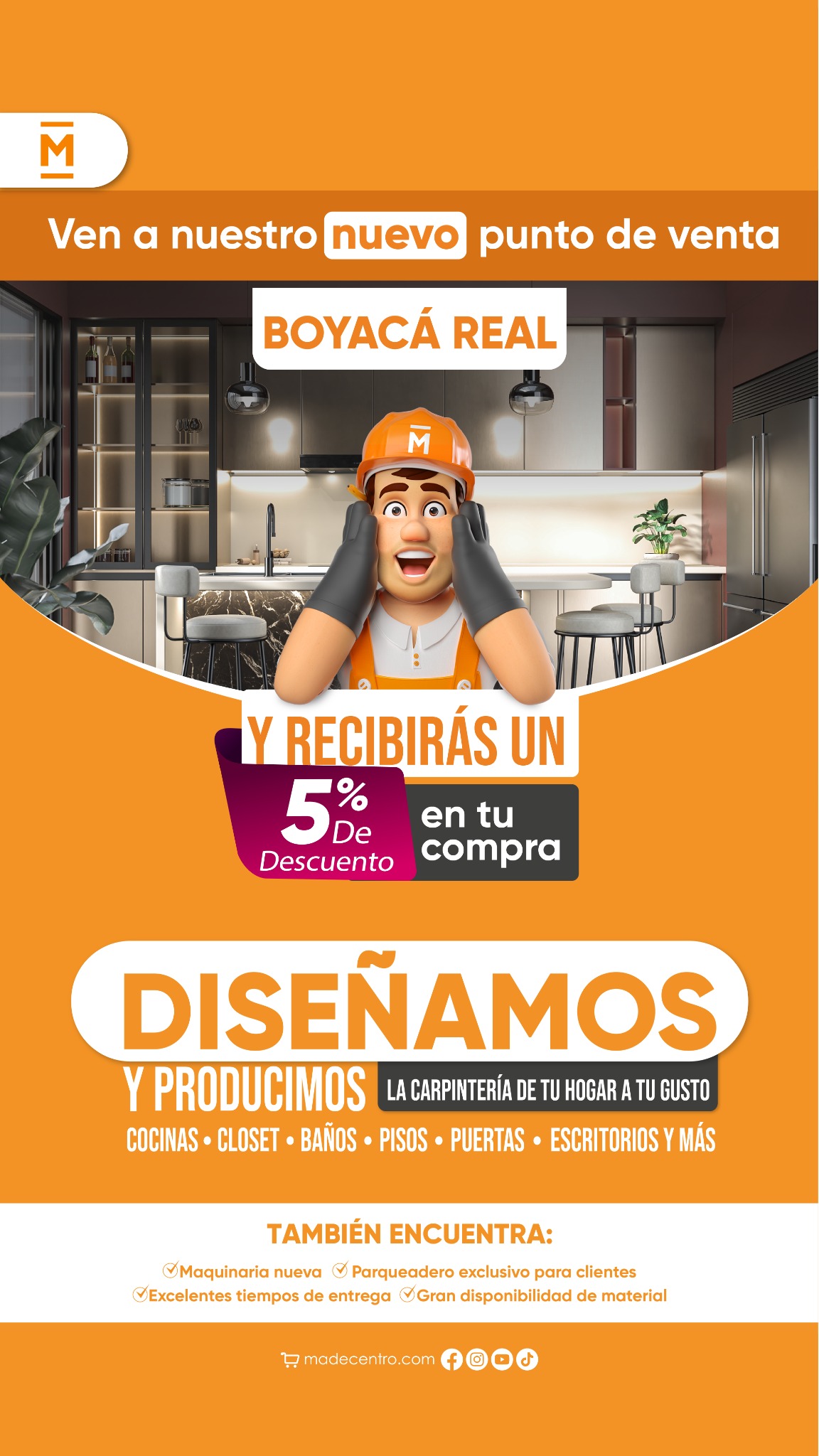 Madecentro Colombia SAS Facebook ad from Mar 19, 2026