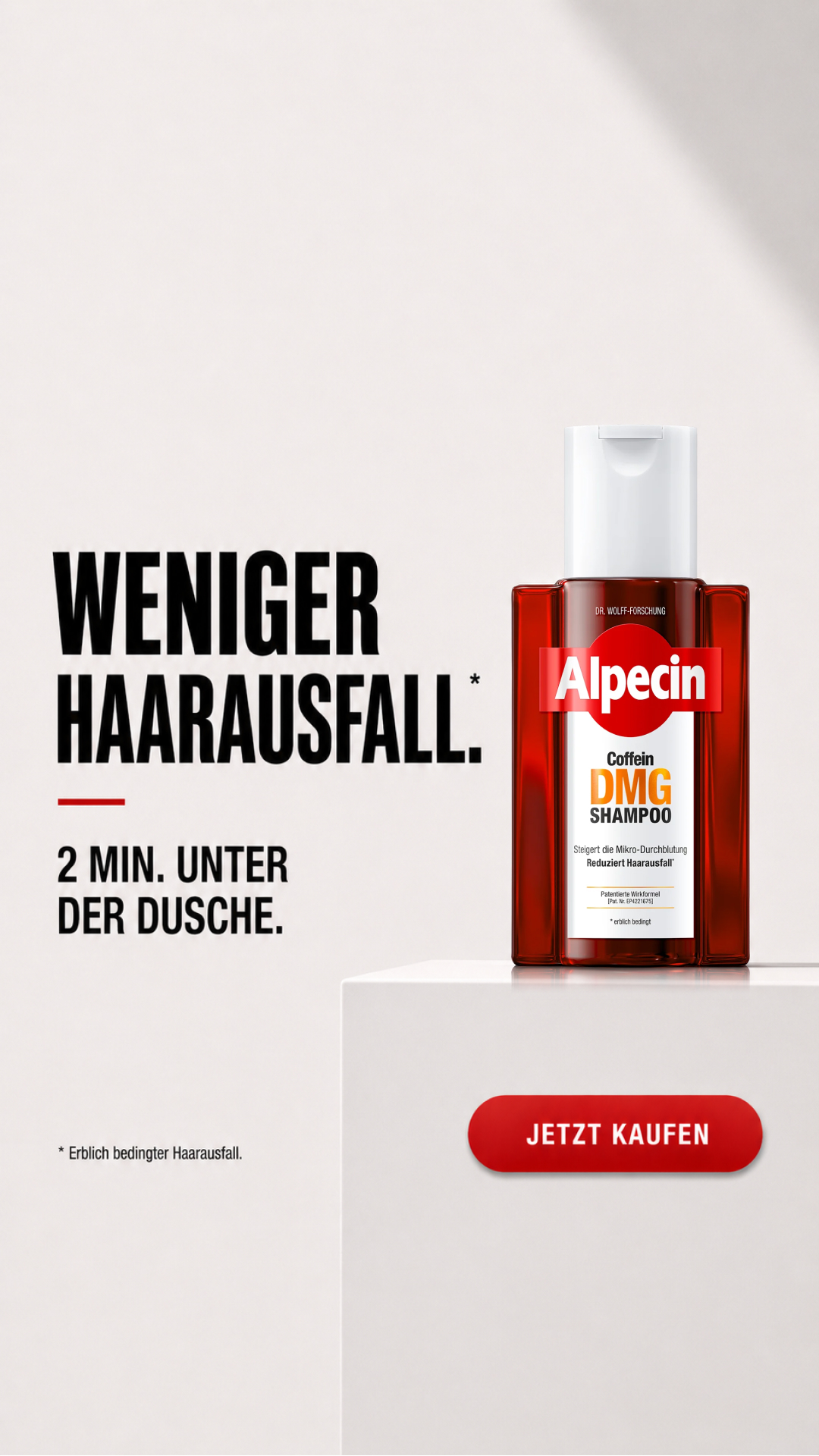 Alpecin Facebook ad