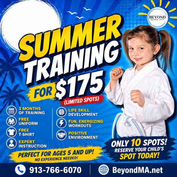 Beyond Martial Arts- Overland Park Facebook ad