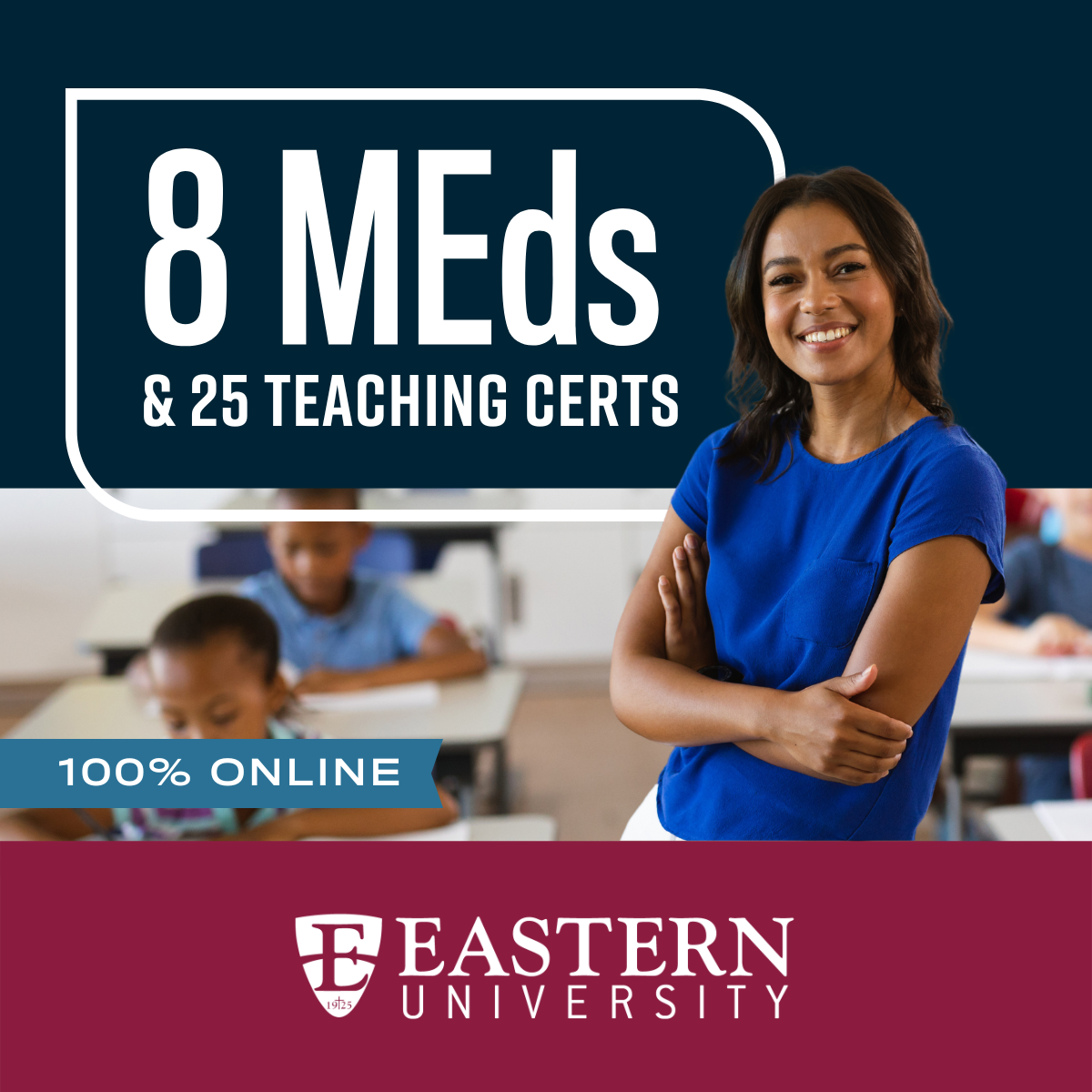 Eastern University Facebook ad