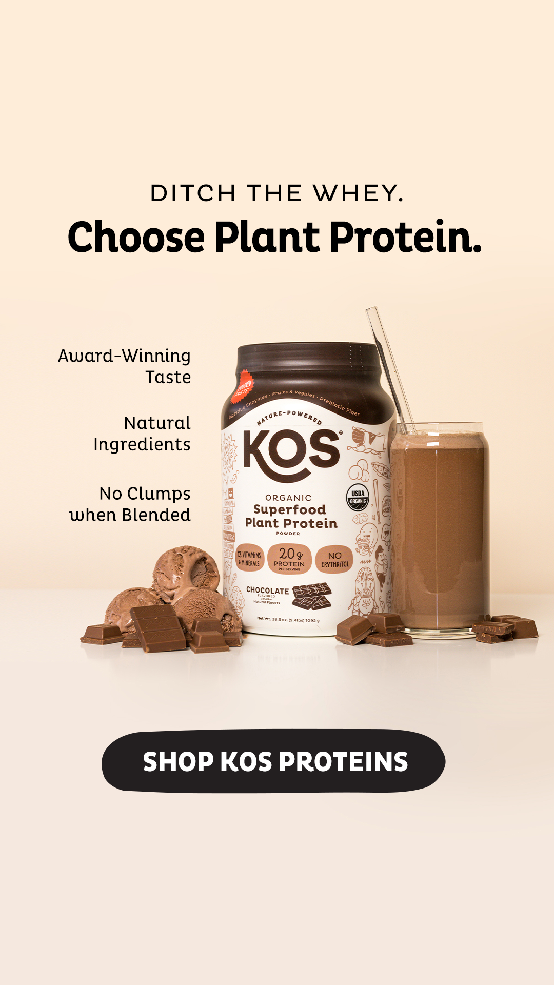KOS Nutritionals Facebook ad