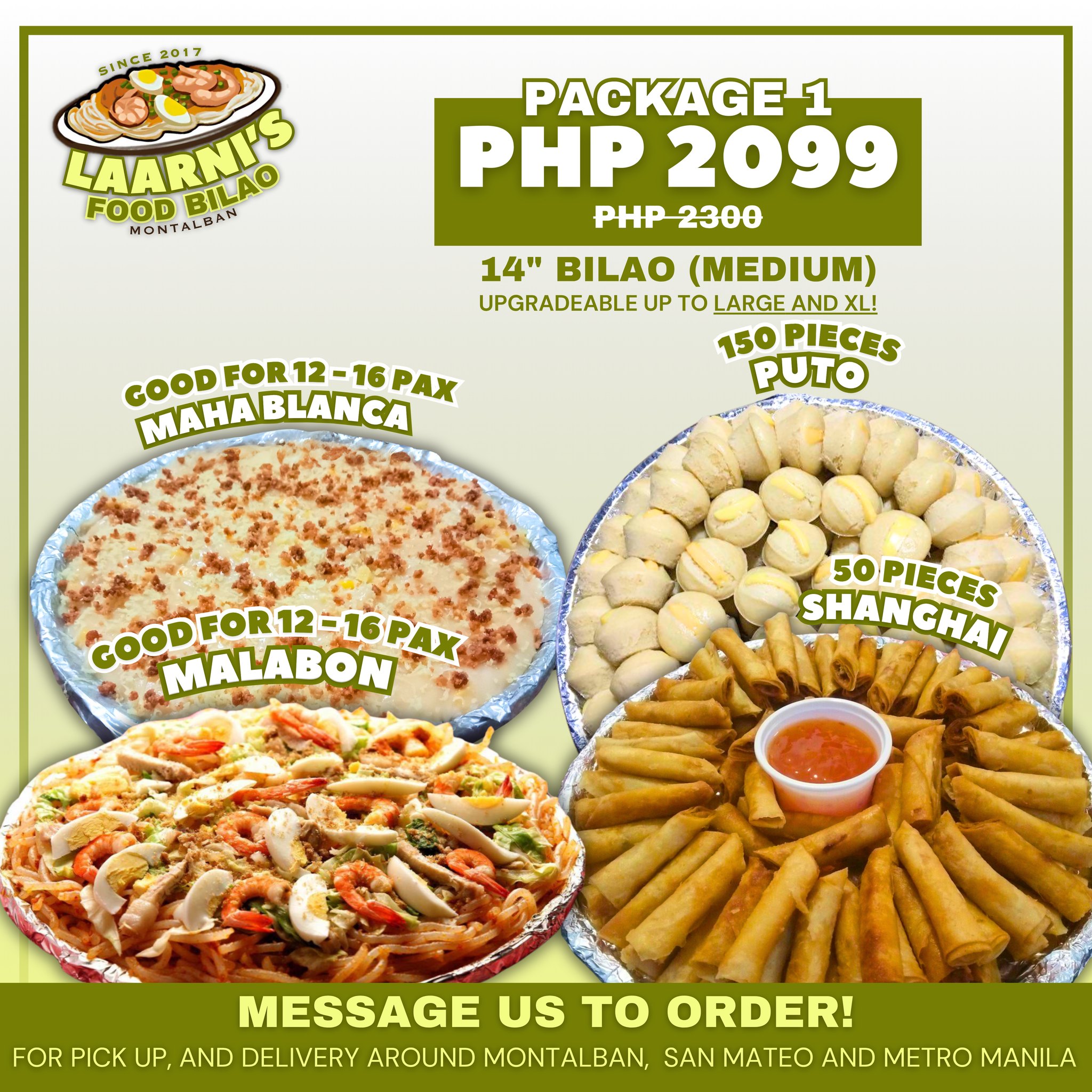 Laarni's Food Bilao Rodriguez Facebook ad