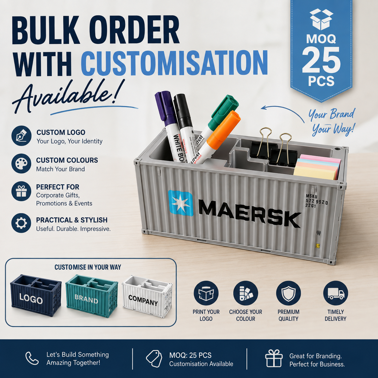 SourceGiga.india Facebook ad: Bulk + Customisation | MOQ 25 PCs