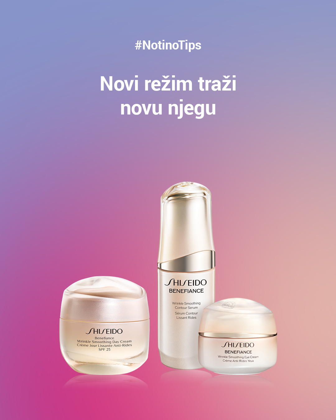 Notino Facebook ad: Shiseido make-up i kozmetika | notino.hr