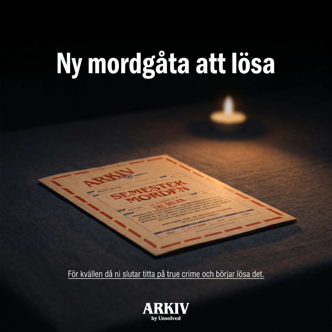 ARKIV by Unsolved - Mordgåtor att lösa hemma Facebook ad