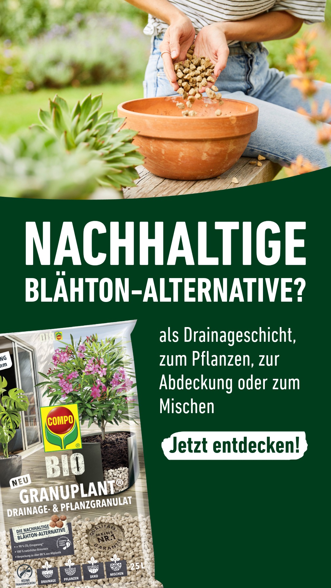 Mein COMPO Garten Facebook ad