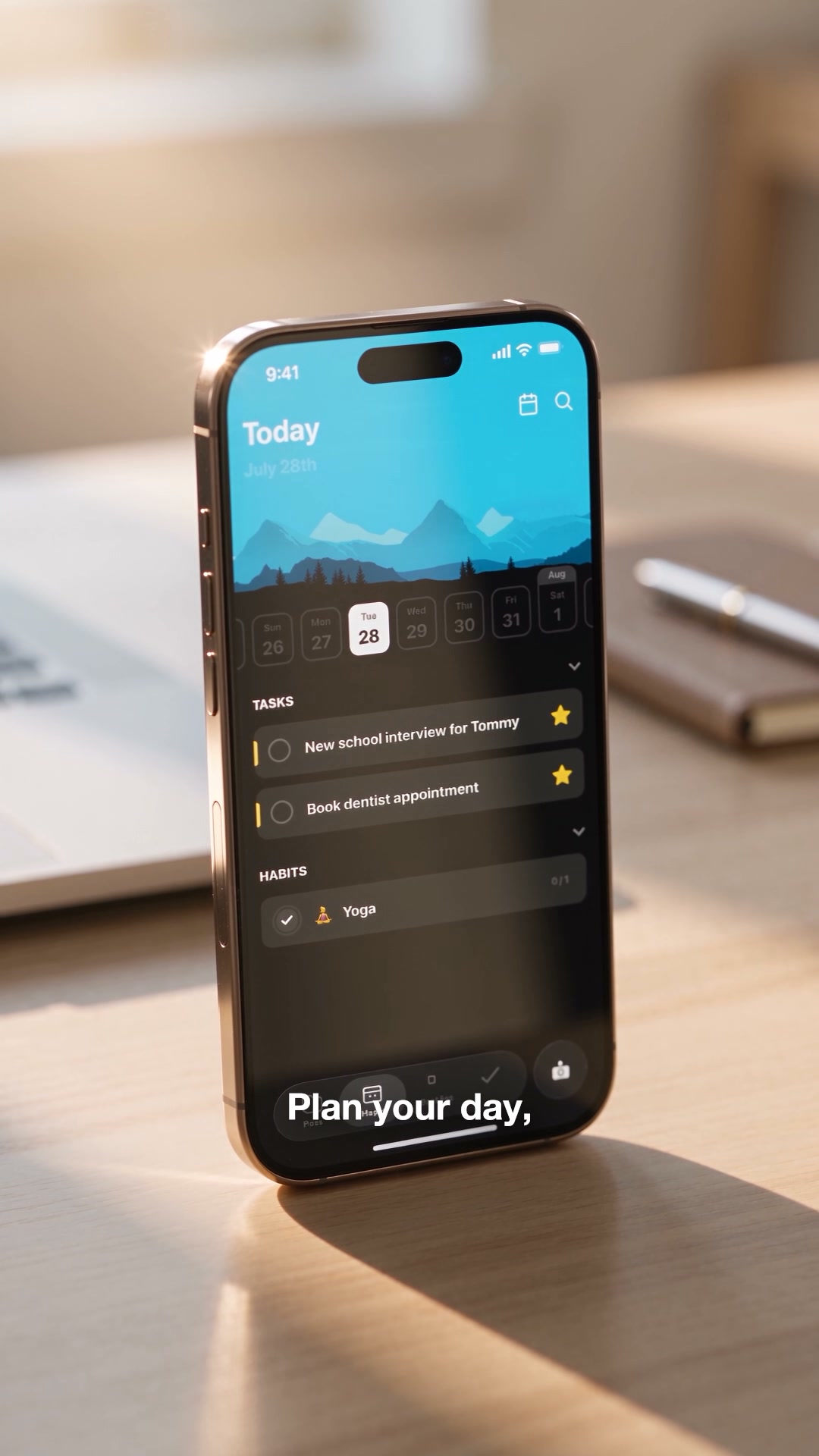 Done - Happy Productivity App Facebook ad: Productivity Can Feel Good