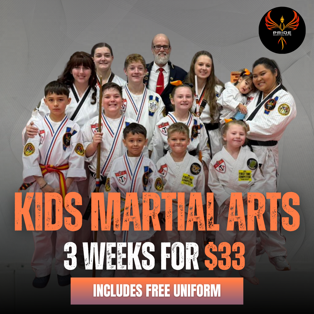 Pride Martial Arts Idaho Facebook ad: Unlock Your Child's Confidence at Pride Martial Arts!