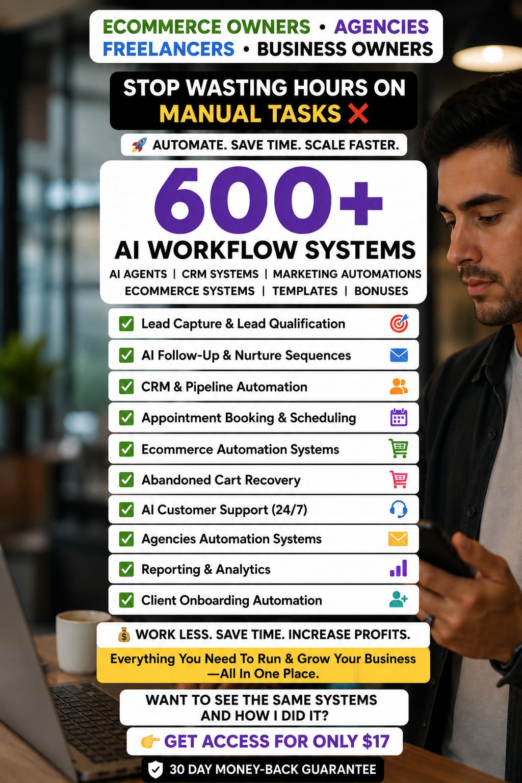 Ai Workflows Vault Facebook ad: 600+ Plug & Play Automation Systems
