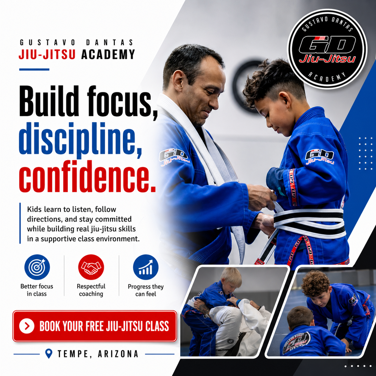 GD Jiu-Jitsu Academy Facebook ad: Try a FREE Intro Class