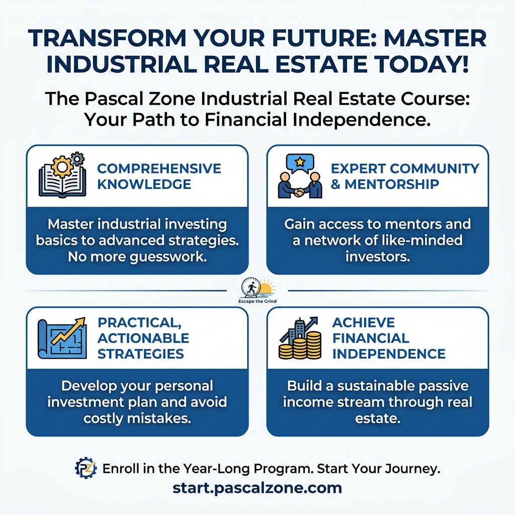 Spencer R. Pascal Facebook ad: Free Industrial Real Estate Webinar