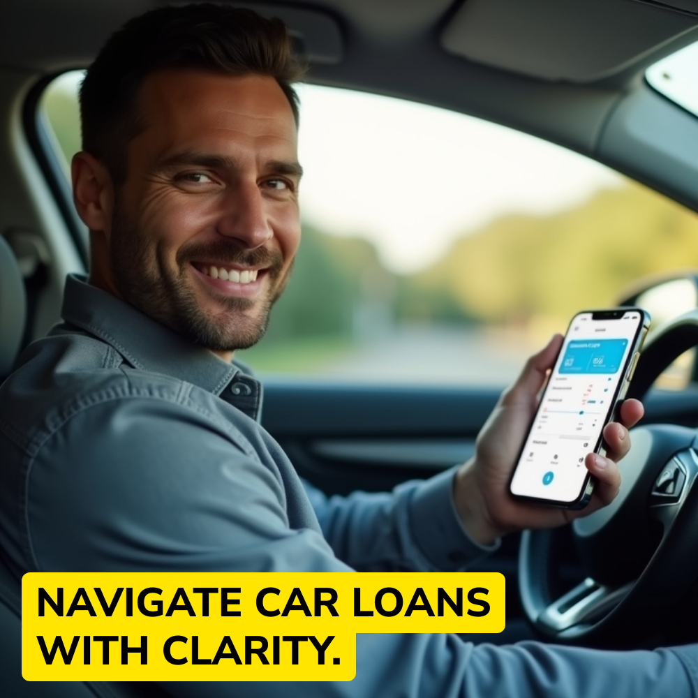AnswersGuide Shimmer Facebook ad: Drive Into Your Car Loan Options With This Calculator!