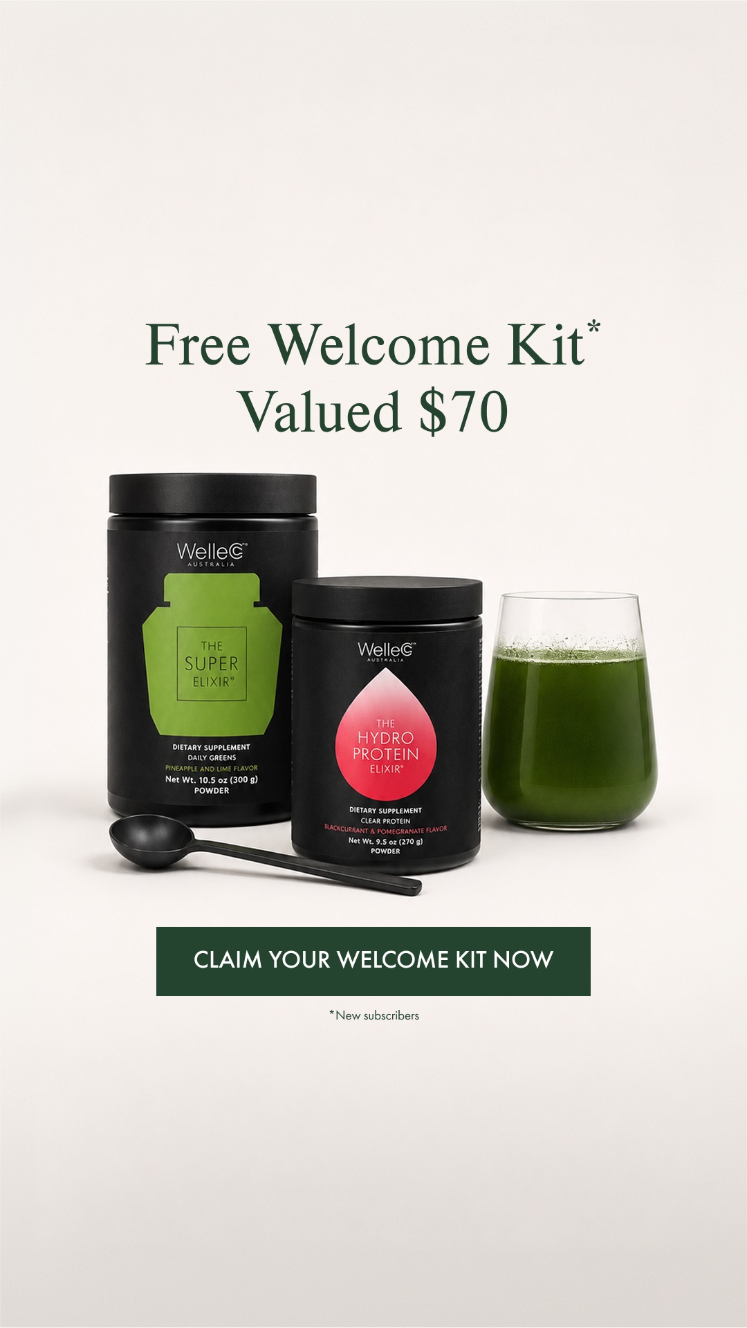 WelleCo Facebook ad