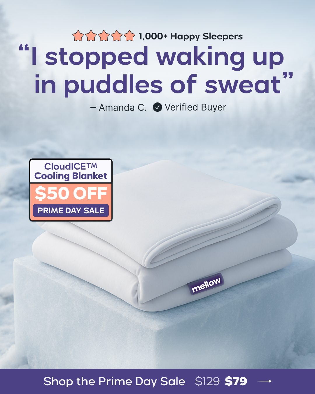 Mellow Sleep Facebook ad