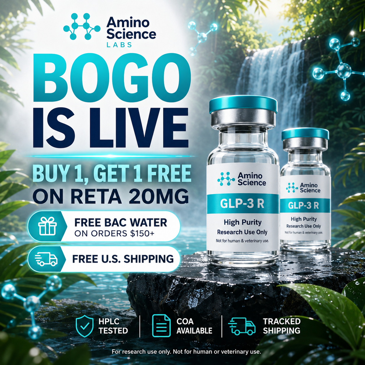 Amino Science Labs Facebook ad