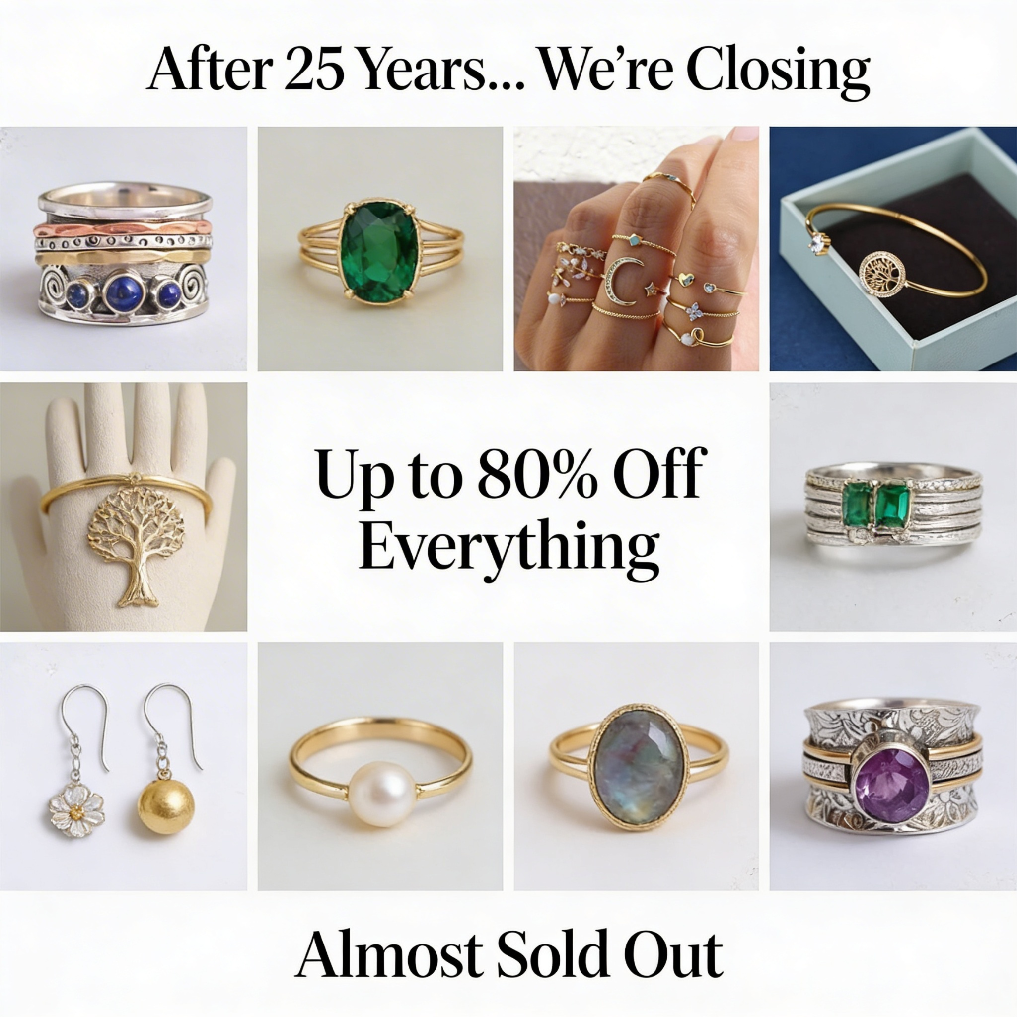 Amy American Classic Facebook ad: Handmade Jewelry