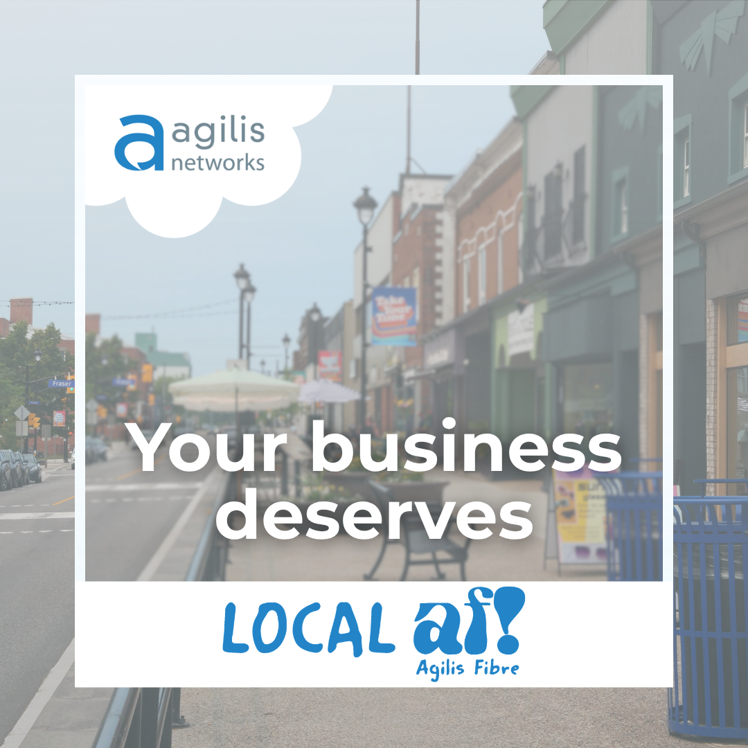 Agilis Networks Facebook ad: Built For North Bay